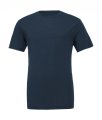 Heren T-shirt Bella Triblend Crew Neck 3413 Steel Blue Triblend 